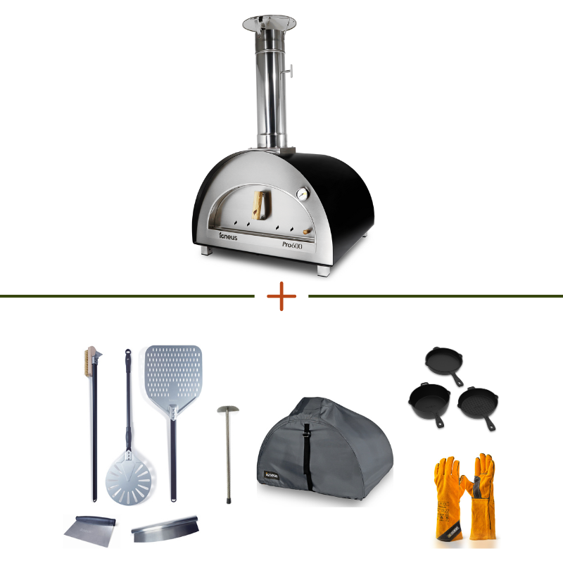 Igneus Pro600 Wood Fired Pizza Oven & Accessories Premium Bundle