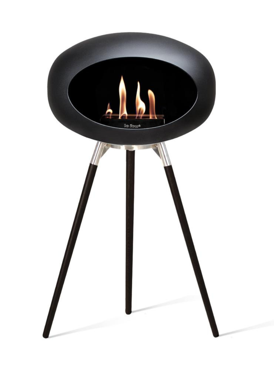 Le Feu Ground High Black Bioethanol Burner