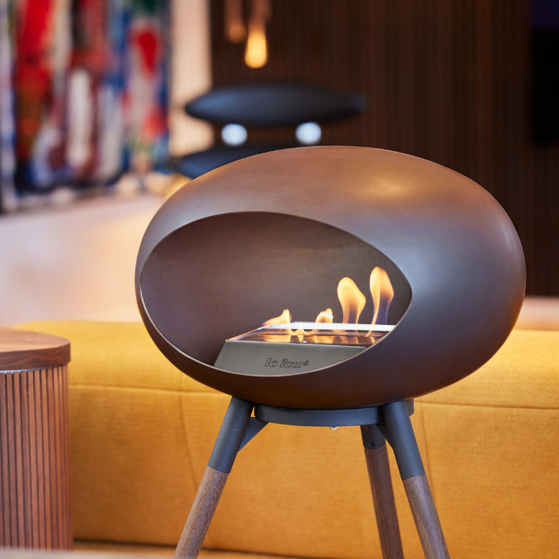 Le Feu Ground High Mocca Bioethanol Burner