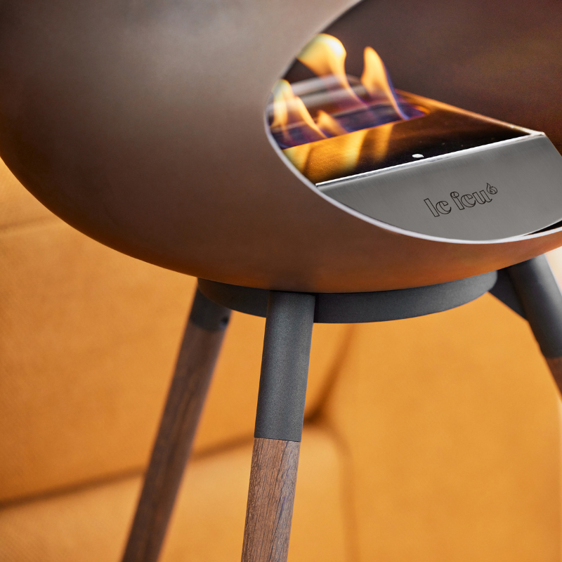 Le Feu Ground High Mocca Bioethanol Burner