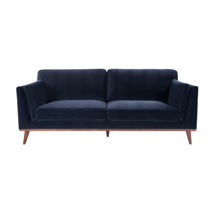 Mickey 3 Seater Sofa Midnight Blue Velvet