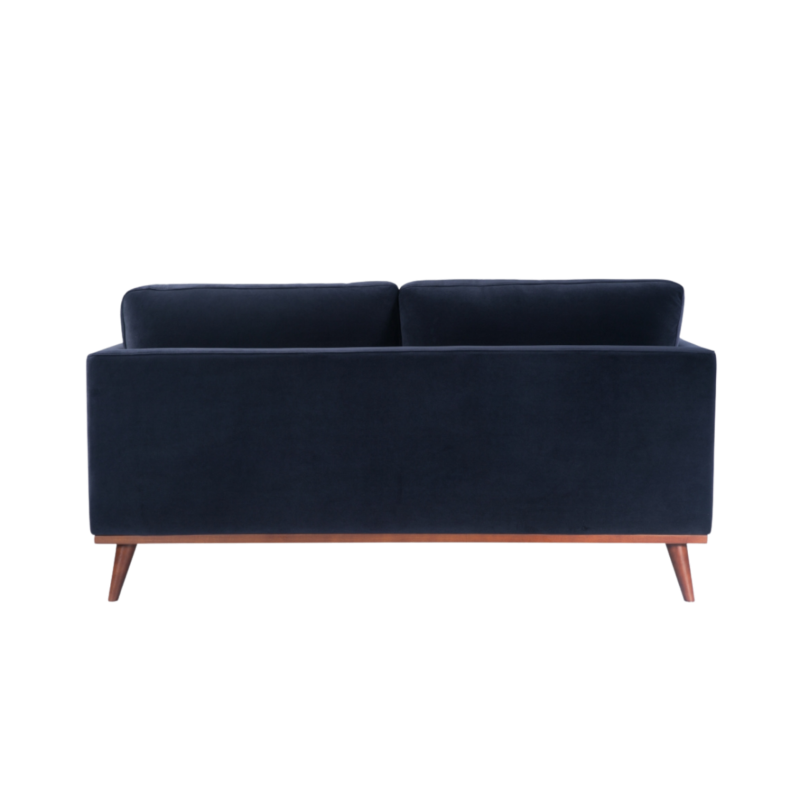 Mickey 2 Seater Sofa Midnight Blue Velvet