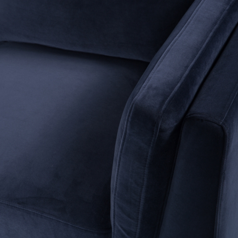 Mickey 2 Seater Sofa Midnight Blue Velvet