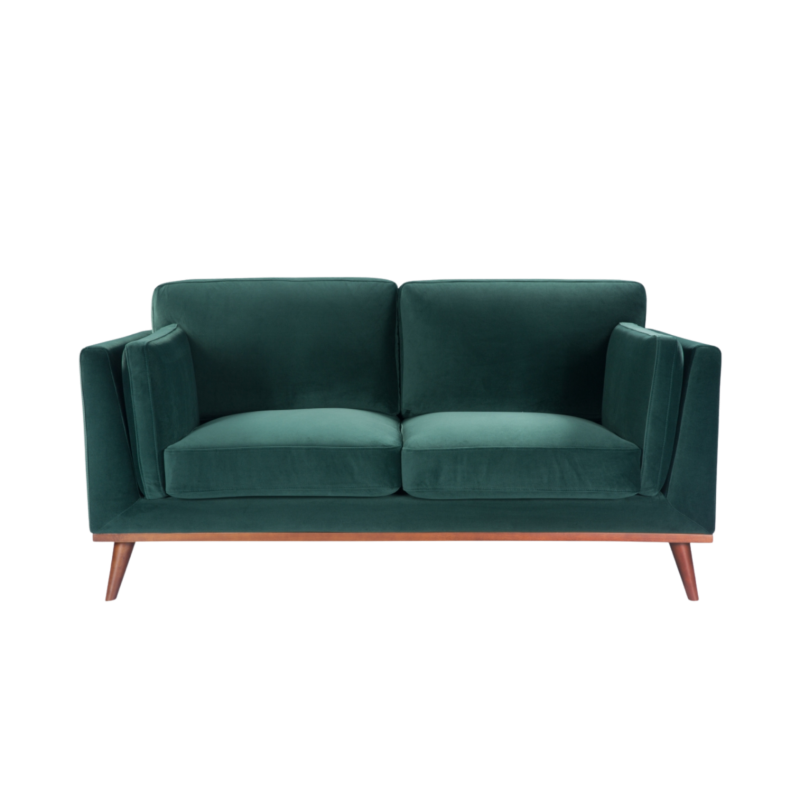 Mickey 2 Seater Sofa Midnight Blue Velvet