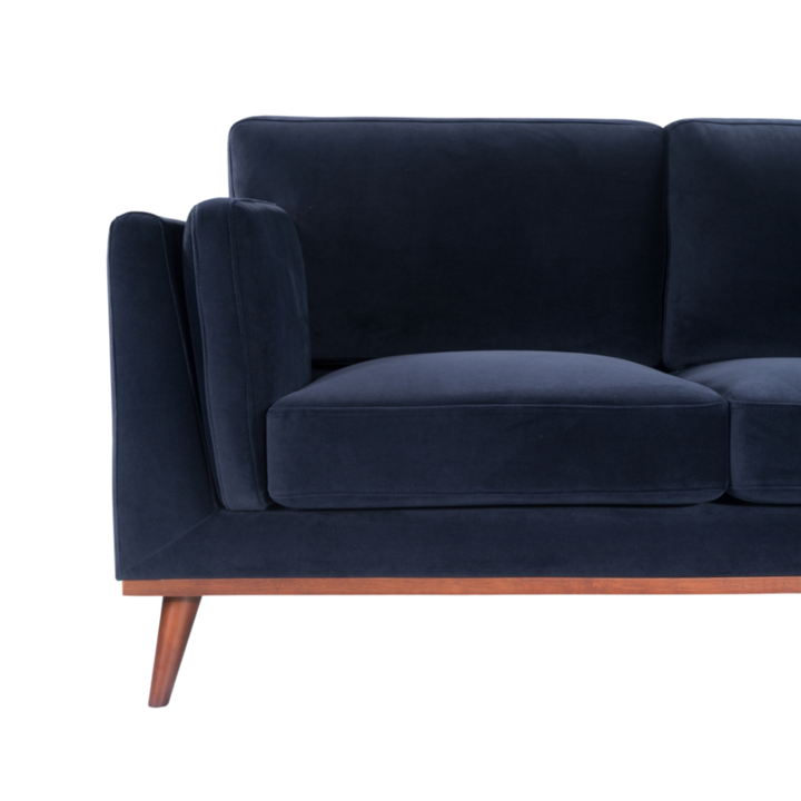 Mickey 2 Seater Sofa Midnight Blue Velvet