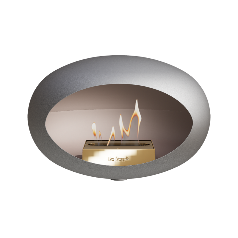 Le Feu Nickel Wall Mounted Bioethanol Burner