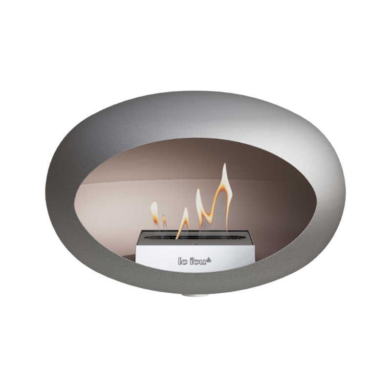 Le Feu Nickel Wall Mounted Bioethanol Burner