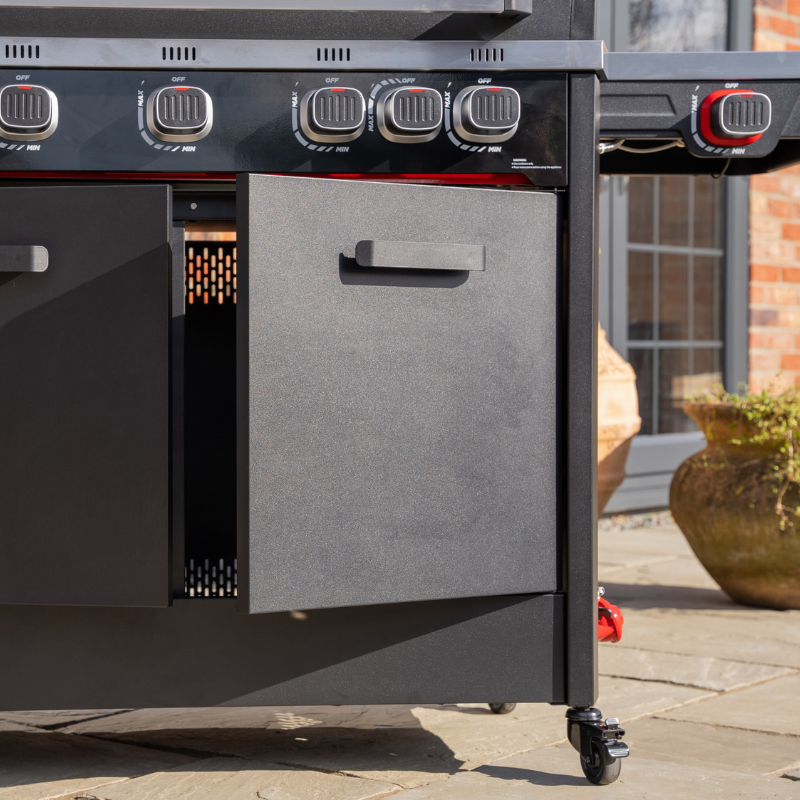 Norfolk Grills Infinity 500 Gas 5 Burner BBQ with Side Burner