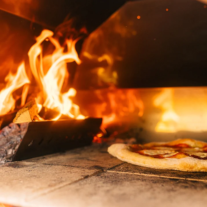 Fontana Margherita Wood Pizza Oven Including Trolley_oven for pizza