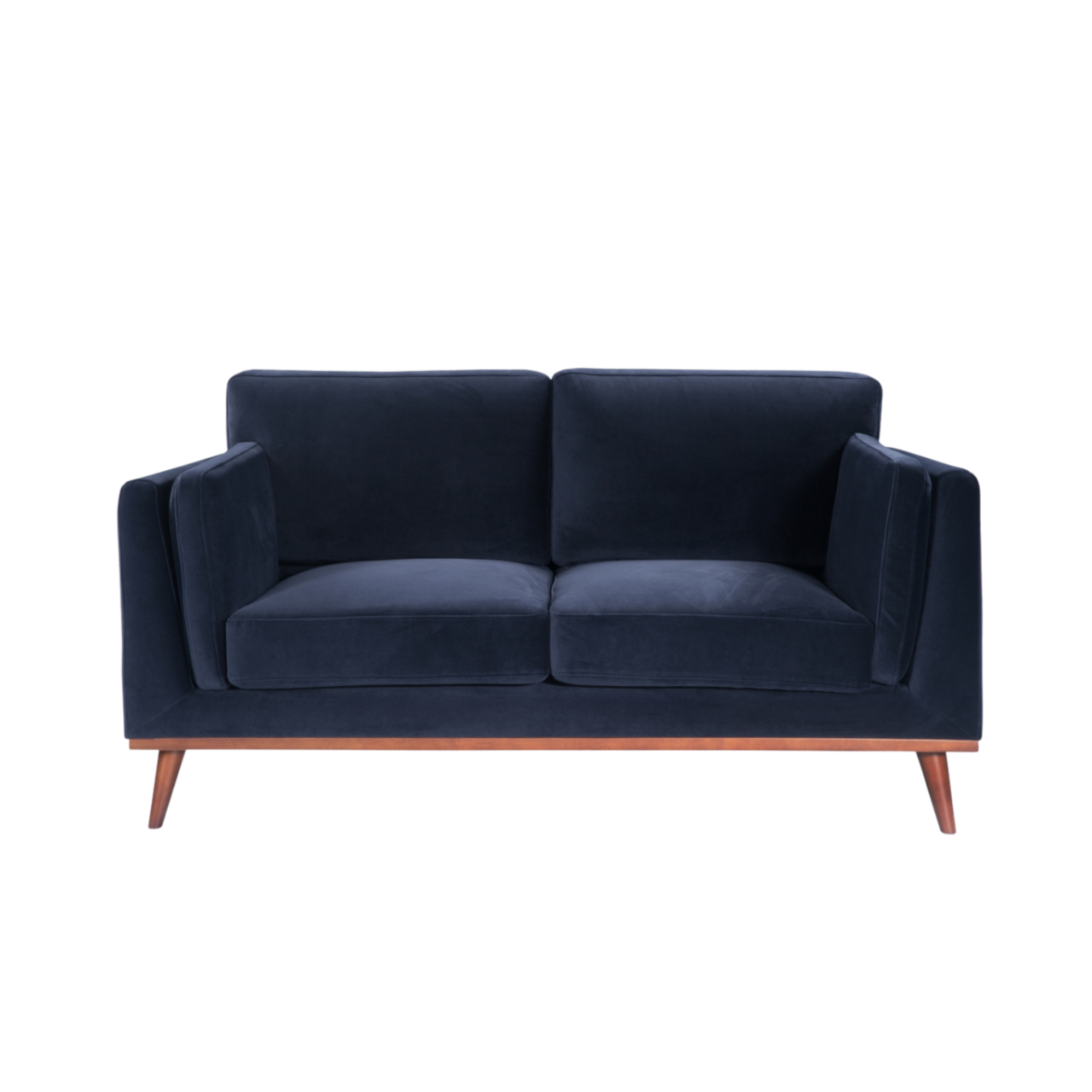 Mickey 2 Seater Sofa Midnight Blue Velvet
