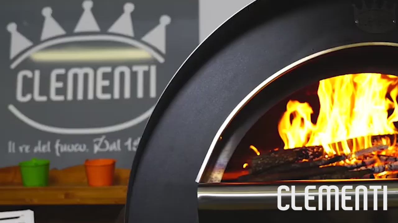 Clementi Family Wood Fired Pizza Oven + Free Heat Resistant Gauntlet Gloves